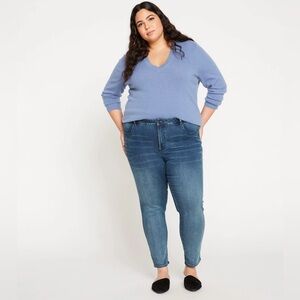 Universal Standard Seine Mid Rise Skinny Jeans 27 Inch Vintage Indigo Size 10